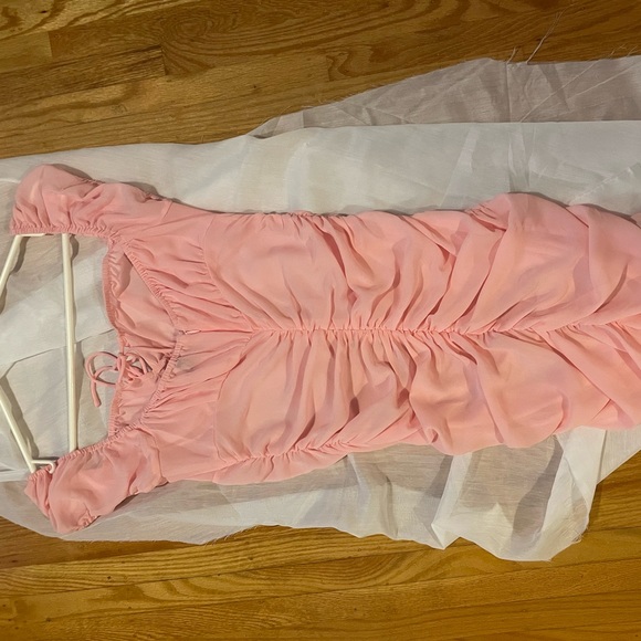 Tiger mist sheer pink body con dress - Picture 3 of 4